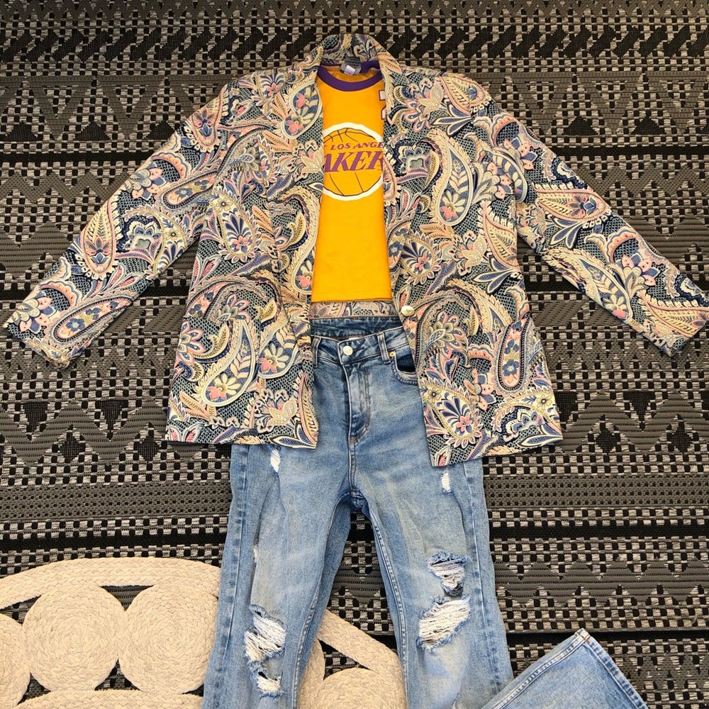 Vintage Paisley Blazer